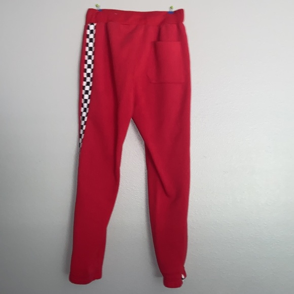 Red Checkered Striped sweatpants - Rue21 - Picture 4 of 5